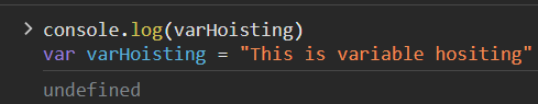 var hoisting error